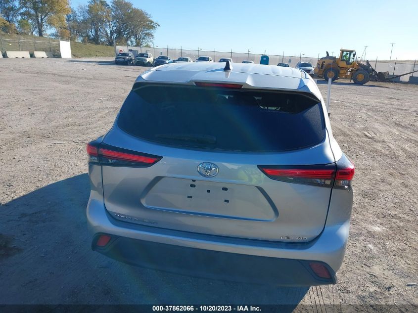 VIN 5TDBZRBH2NS218239 2022 TOYOTA HIGHLANDER LE