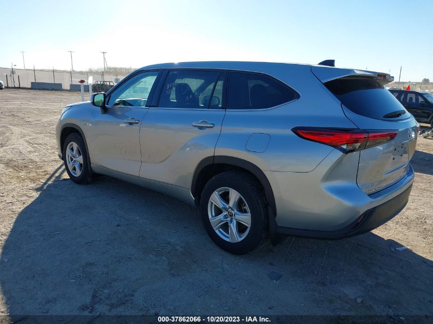 VIN 5TDBZRBH2NS218239 2022 TOYOTA HIGHLANDER LE