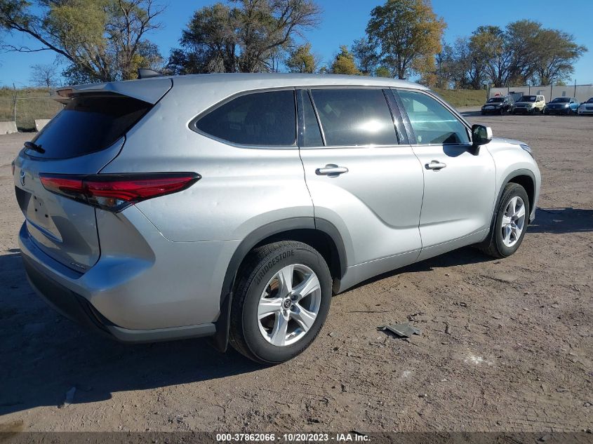 VIN 5TDBZRBH2NS218239 2022 TOYOTA HIGHLANDER LE