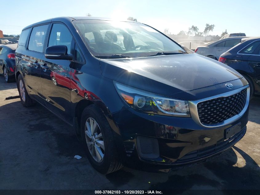 2015 KIA SEDONA L - KNDMA5C19F6026134