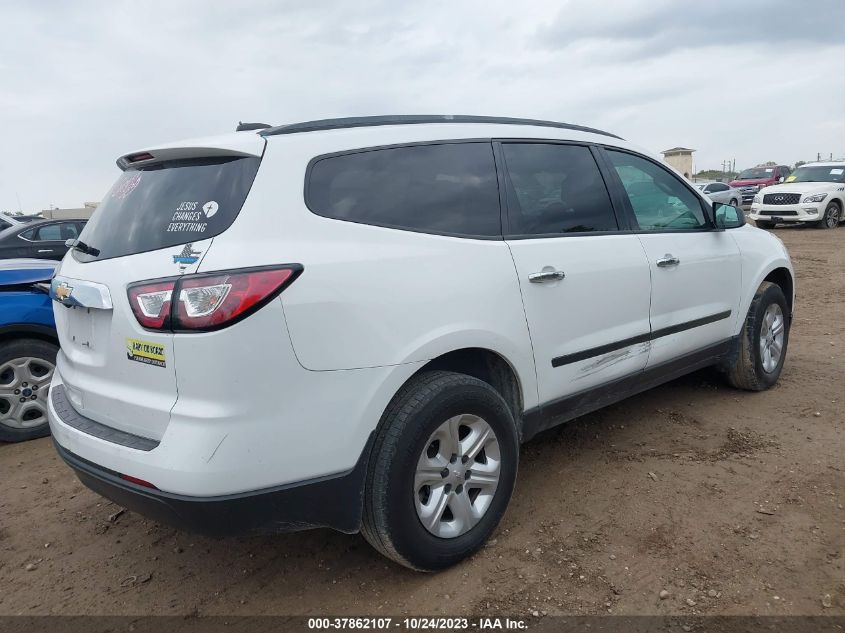 2016 CHEVROLET TRAVERSE LS - 1GNKRFEDXGJ305529