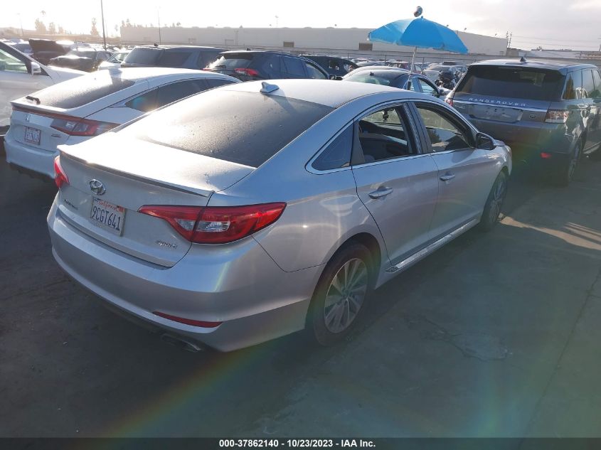 2015 HYUNDAI SONATA SPORT/LIMITED - 5NPE34AF5FH076073