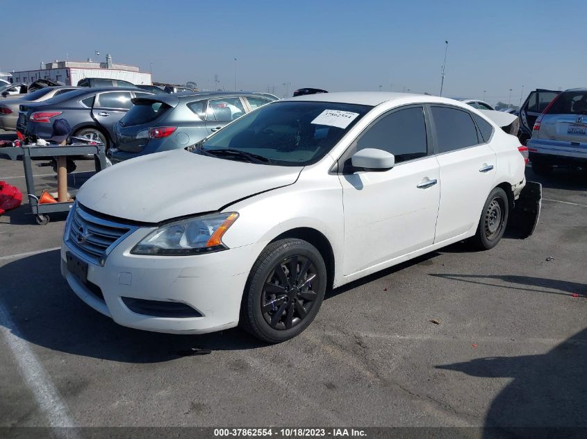 2013 NISSAN SENTRA S - 3N1AB7AP1DL767922