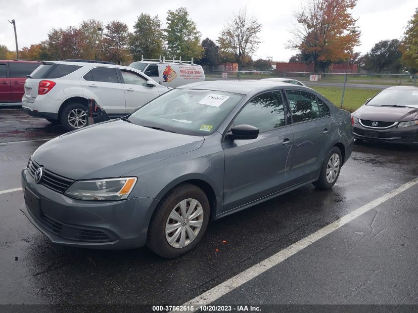 2014 VOLKSWAGEN JETTA SEDAN S 3VW1K7AJXEM369691