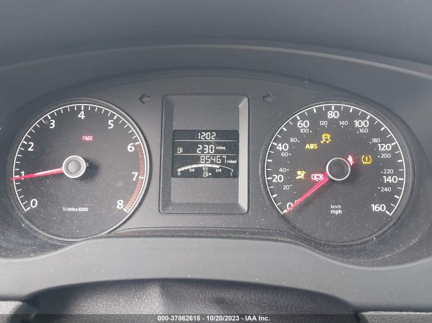 2014 VOLKSWAGEN JETTA SEDAN S 3VW1K7AJXEM369691