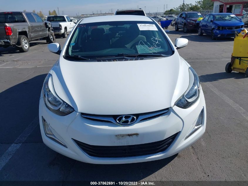 2016 HYUNDAI ELANTRA SE - 5NPDH4AE2GH724975