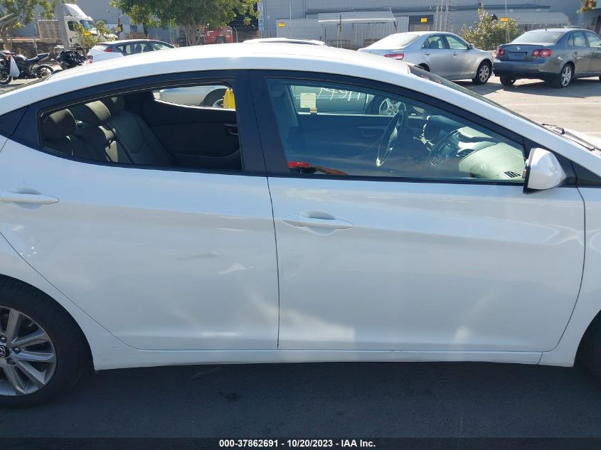 2016 HYUNDAI ELANTRA SE - 5NPDH4AE2GH724975