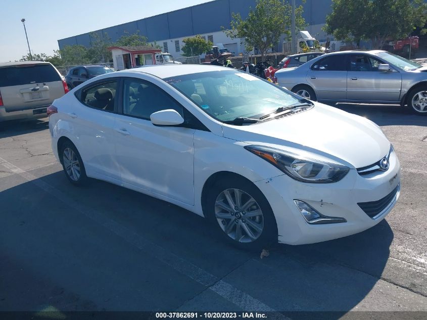 2016 HYUNDAI ELANTRA SE - 5NPDH4AE2GH724975