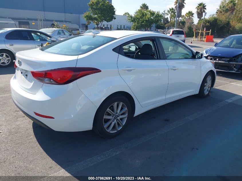 2016 HYUNDAI ELANTRA SE - 5NPDH4AE2GH724975