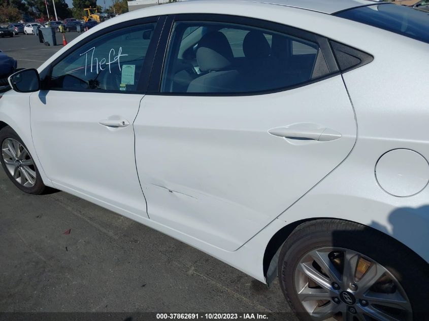 2016 HYUNDAI ELANTRA SE - 5NPDH4AE2GH724975