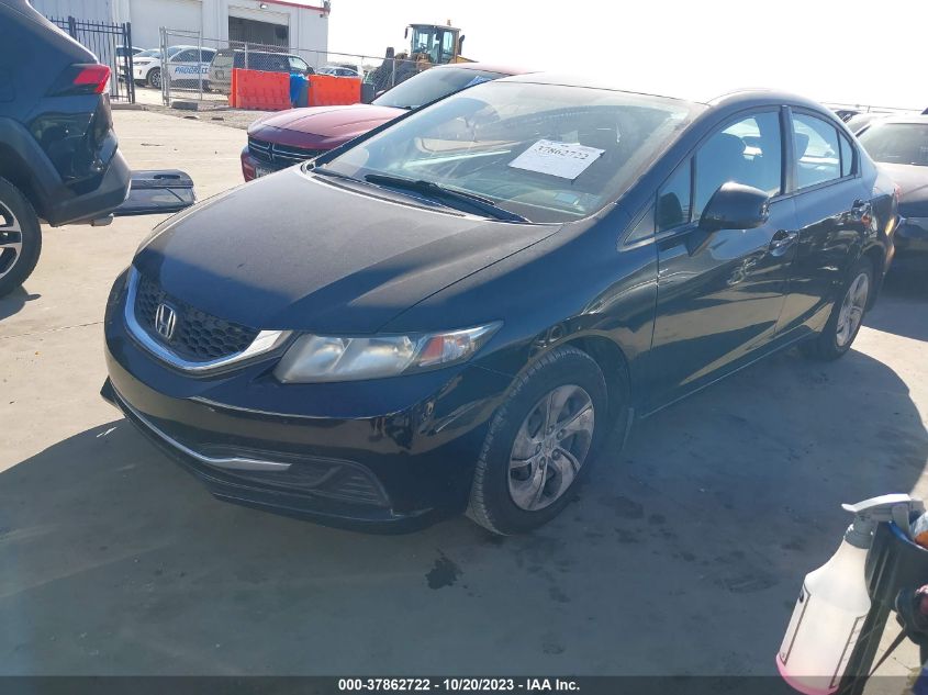 2013 HONDA CIVIC LX - 2HGFB2F58DH553985