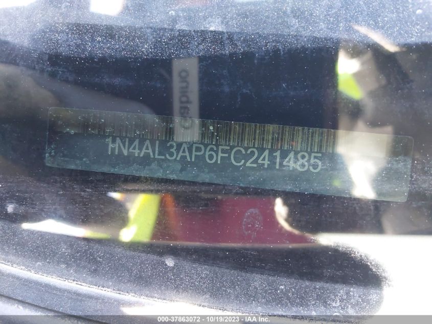 2015 NISSAN ALTIMA 2.5/S/SV/SL - 1N4AL3AP6FC241485