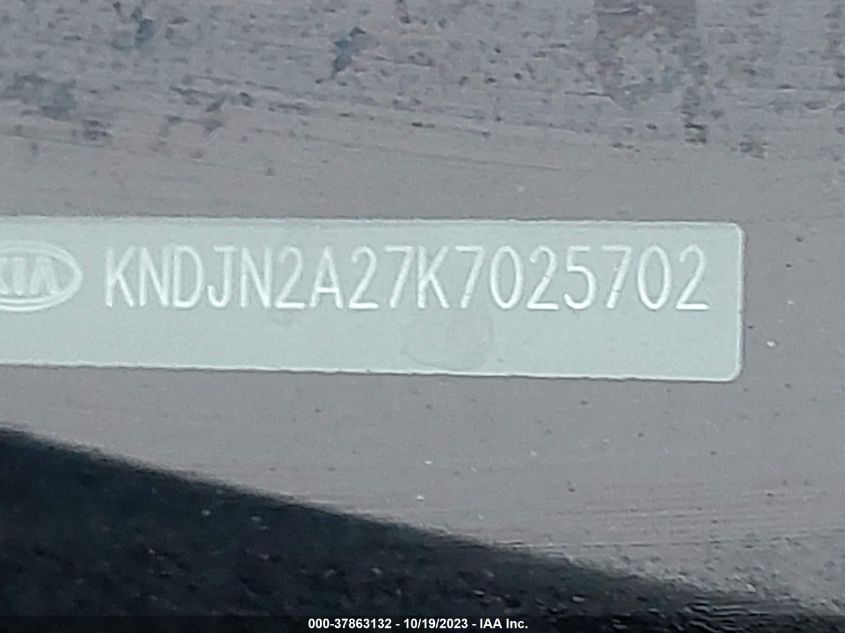 2019 KIA SOUL - KNDJN2A27K7025702