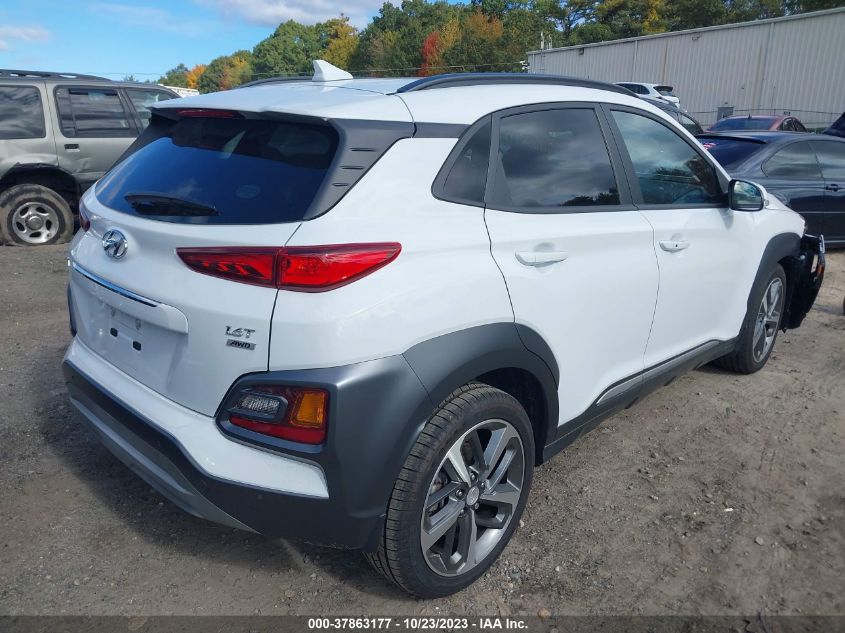 2021 HYUNDAI KONA ULTIMATE - KM8K5CA54MU618342