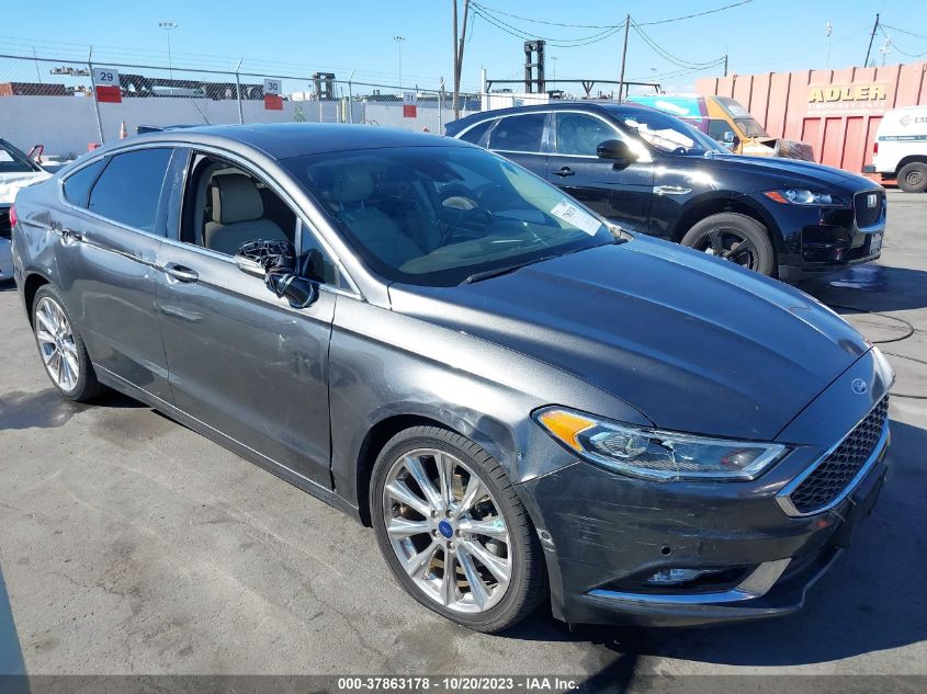 3FA6P0K97HR180046 FORD FUSION TITANIUM/PLATINUM 2017