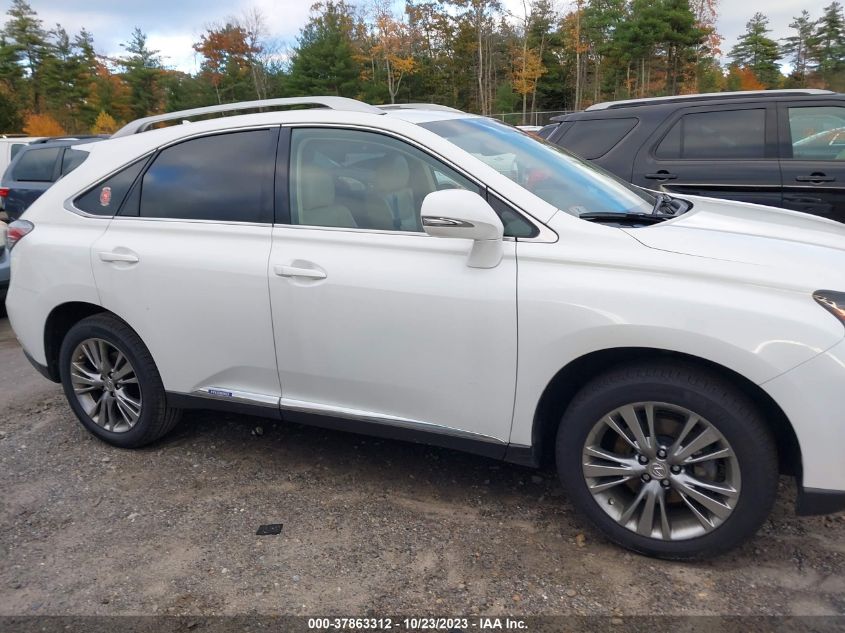 2013 LEXUS RX 450H JTJBC1BA1D2058380