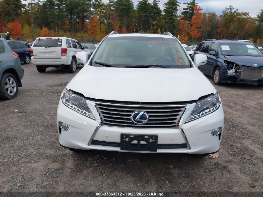 2013 LEXUS RX 450H JTJBC1BA1D2058380