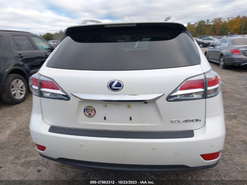 2013 LEXUS RX 450H JTJBC1BA1D2058380