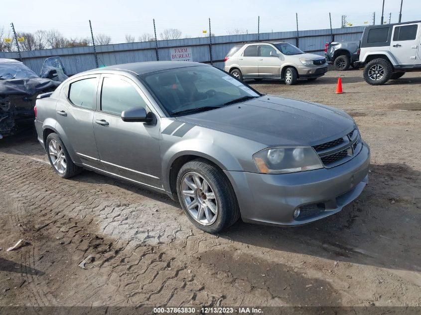 2013 DODGE AVENGER R/T - 1C3CDZBG0DN562266