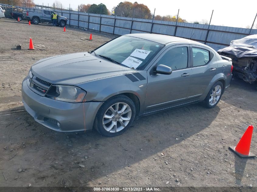 2013 DODGE AVENGER R/T - 1C3CDZBG0DN562266