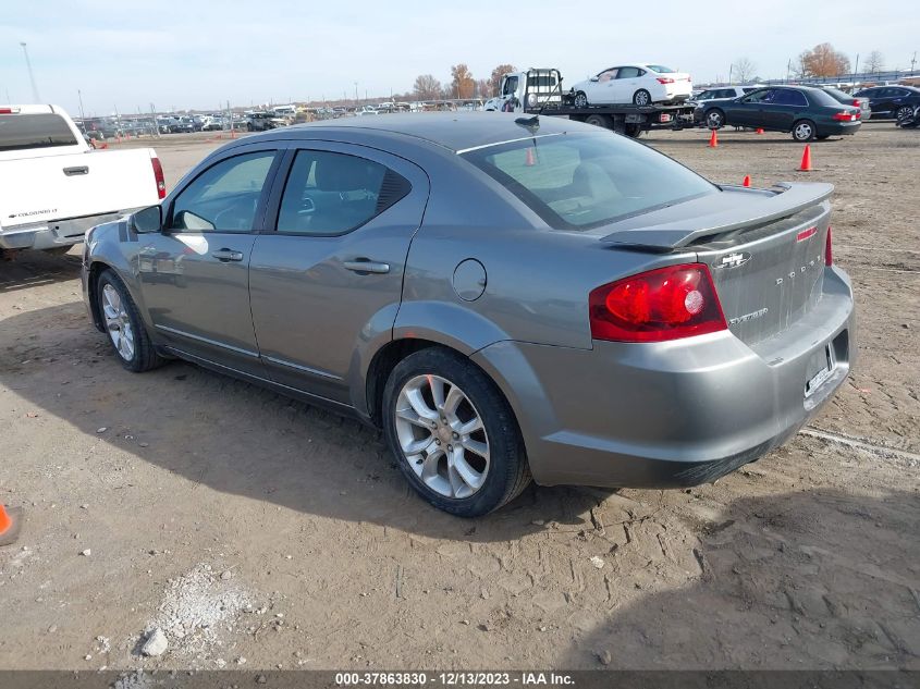 2013 DODGE AVENGER R/T - 1C3CDZBG0DN562266