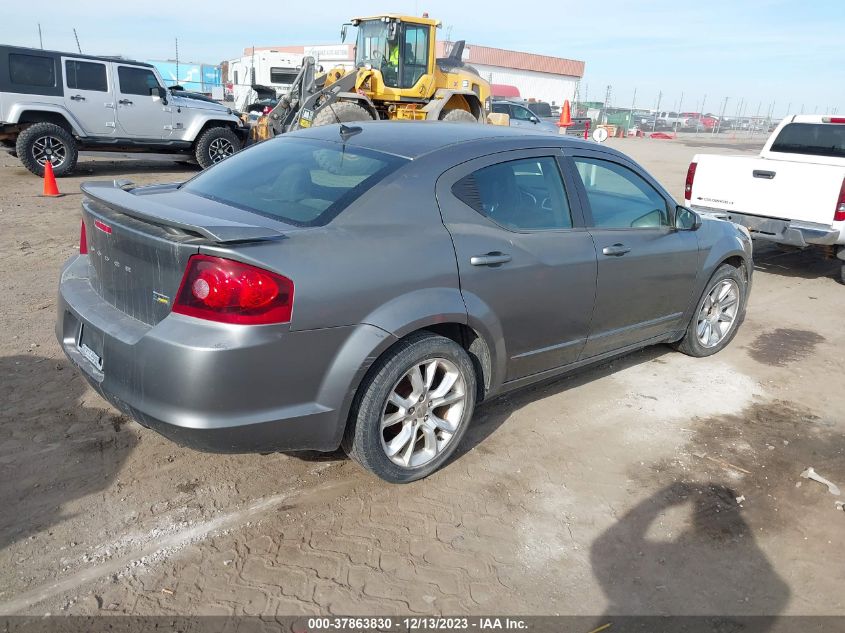 2013 DODGE AVENGER R/T - 1C3CDZBG0DN562266