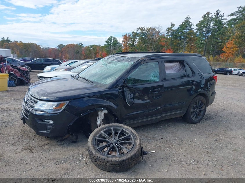 VIN 1FM5K8D86KGA34724 2019 FORD EXPLORER XLT
