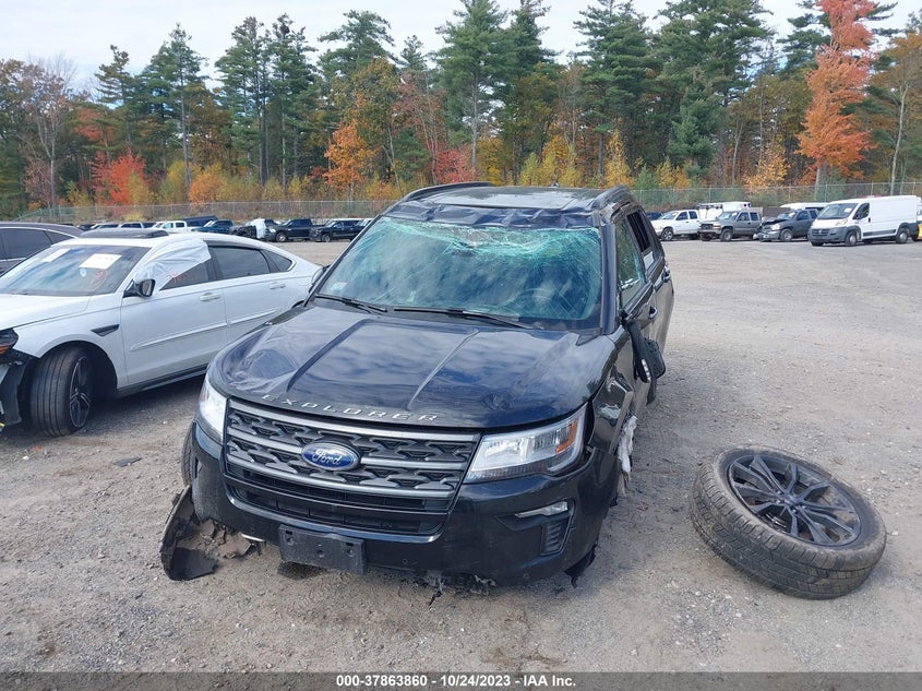 VIN 1FM5K8D86KGA34724 2019 FORD EXPLORER XLT