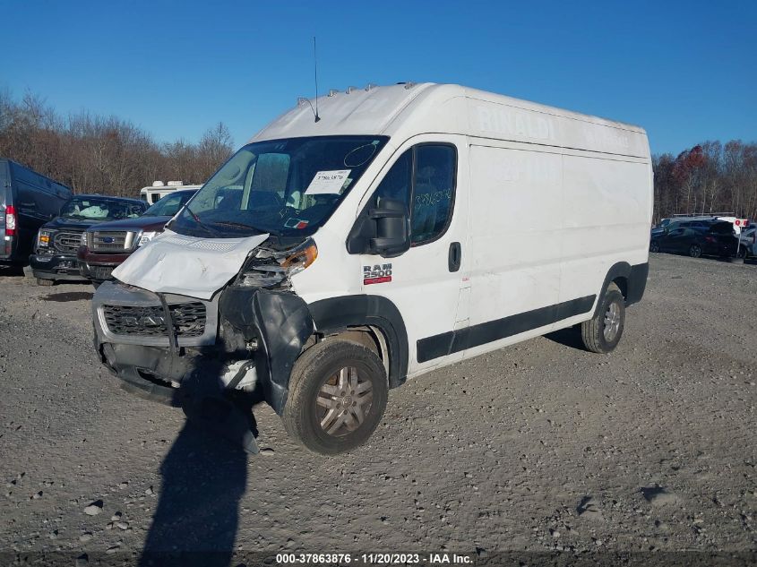 2019 RAM PROMASTER 2500 HIGH ROOF 159" WB 3C6TRVDG8KE547221
