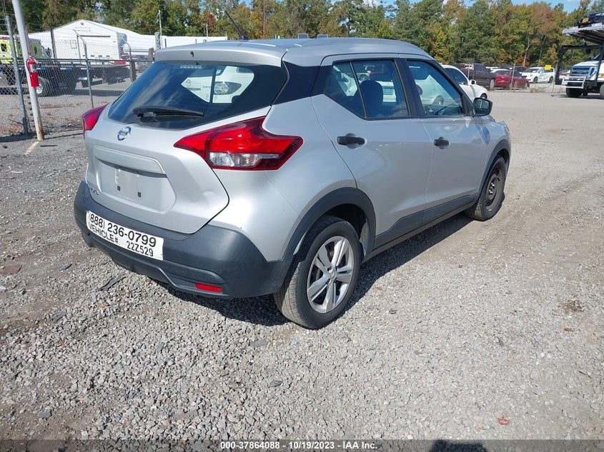 VIN 3N1CP5CU4KL499527 2019 NISSAN KICKS S