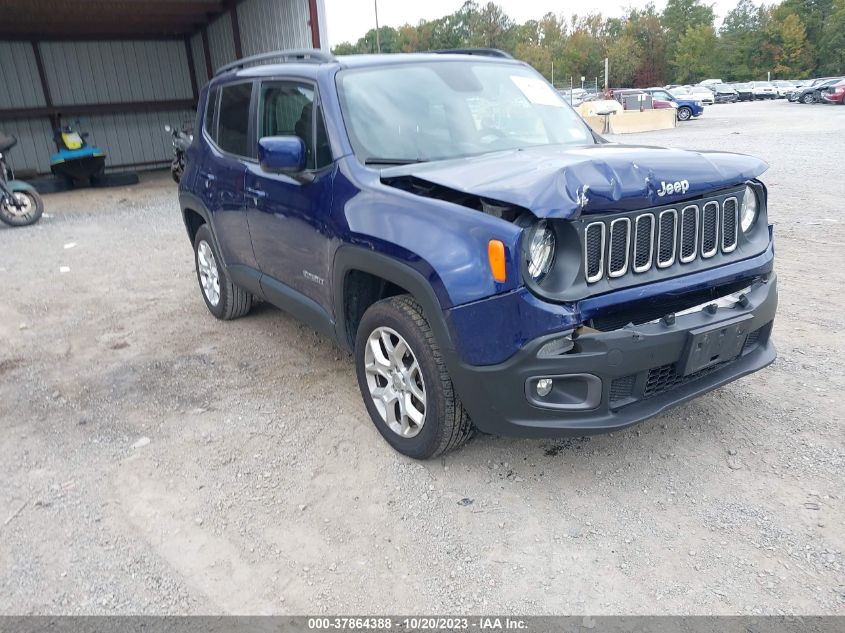2016 JEEP RENEGADE LATITUDE - ZACCJBBTXGPD93958