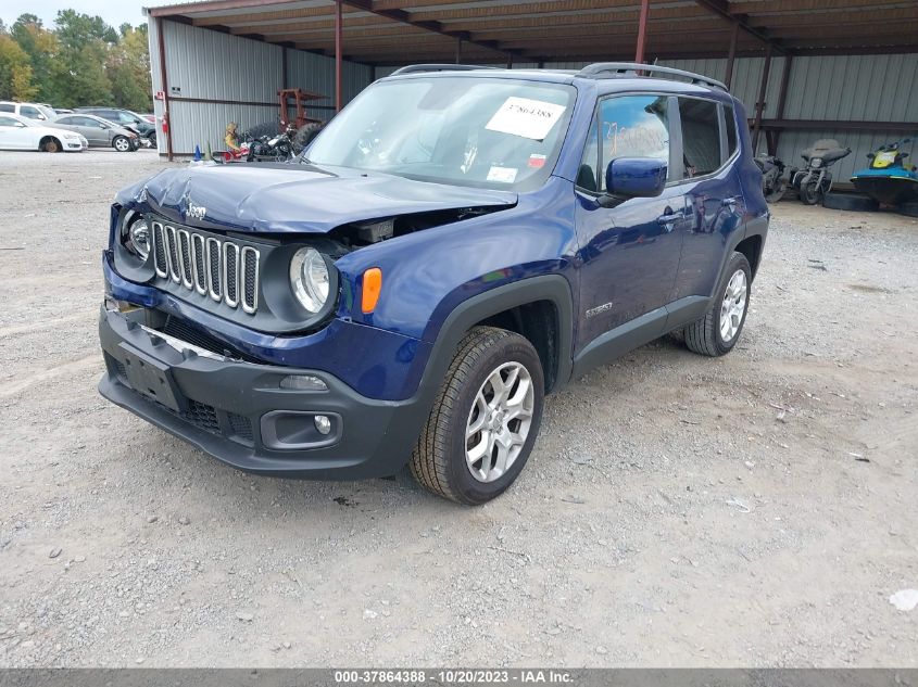 2016 JEEP RENEGADE LATITUDE - ZACCJBBTXGPD93958