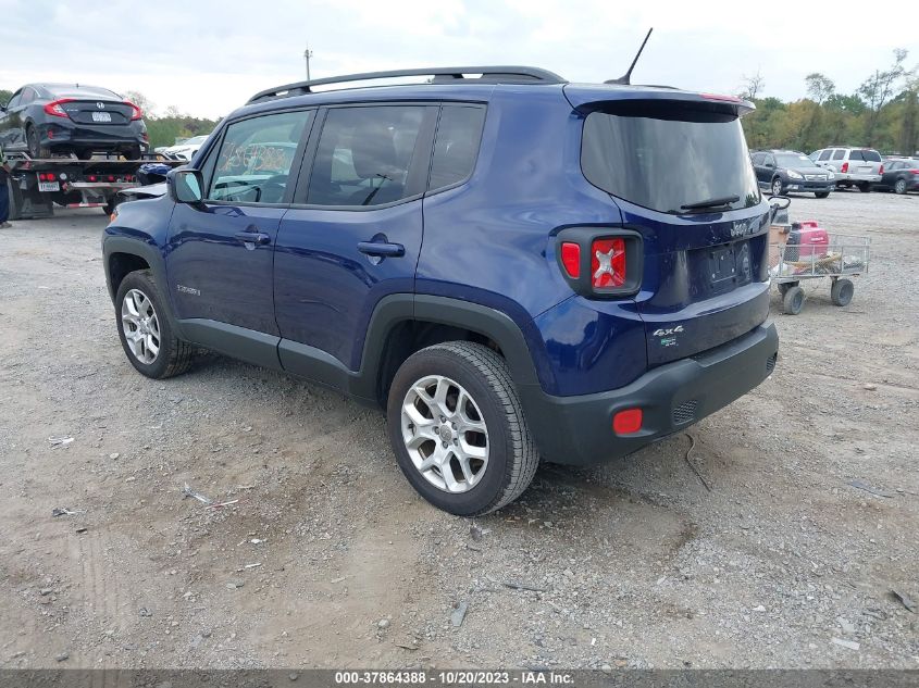 2016 JEEP RENEGADE LATITUDE - ZACCJBBTXGPD93958