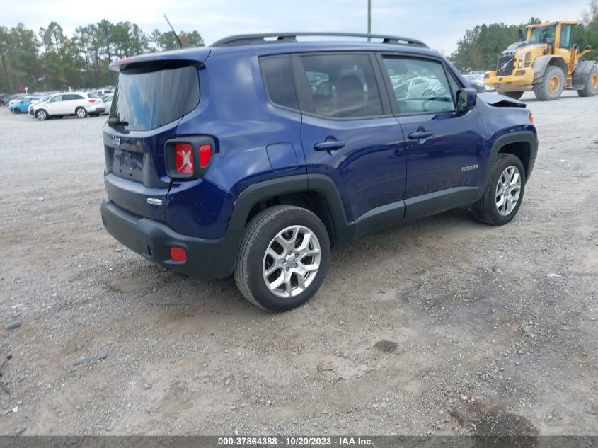 2016 JEEP RENEGADE LATITUDE - ZACCJBBTXGPD93958