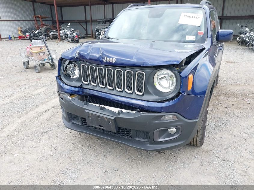 2016 JEEP RENEGADE LATITUDE - ZACCJBBTXGPD93958