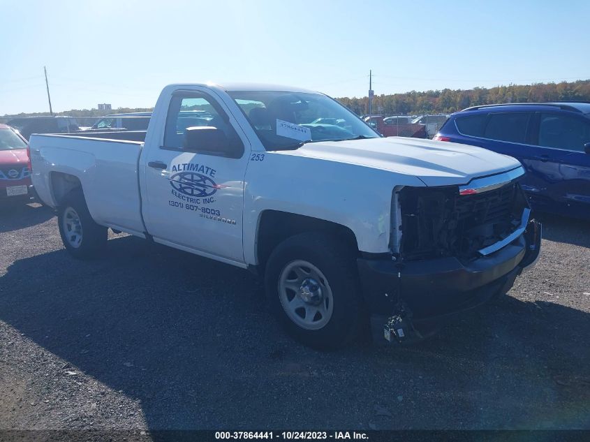 2018 CHEVROLET SILVERADO 1500 WORK TRUCK - 1GCNCNEH6JZ216036