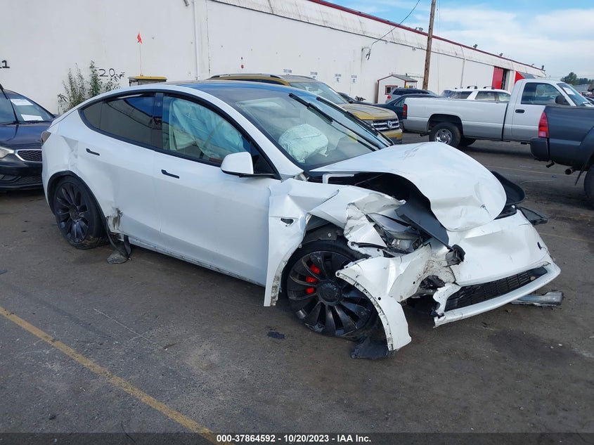 VIN 5YJYGDEF9MF250220 2021 TESLA MODEL Y PERFORMANCE
