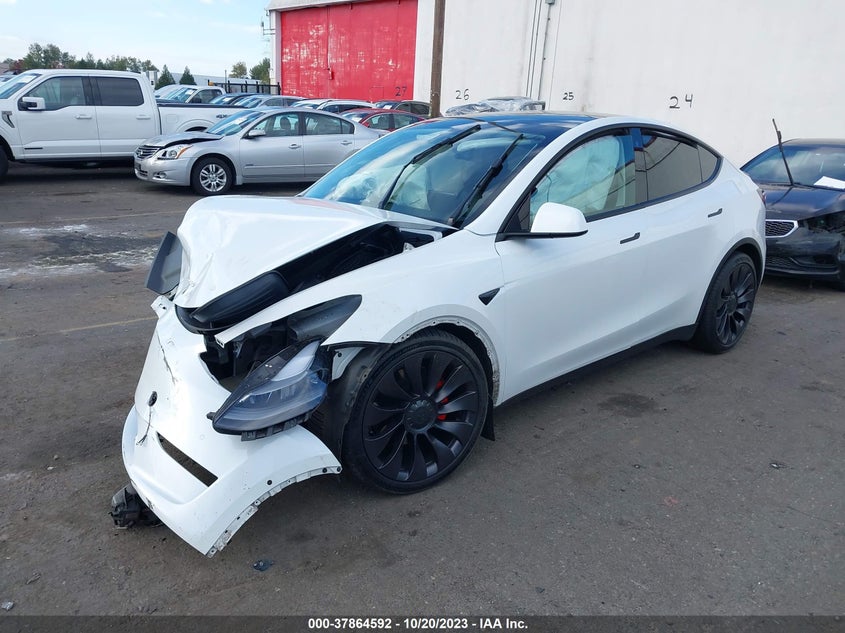 VIN 5YJYGDEF9MF250220 2021 TESLA MODEL Y PERFORMANCE