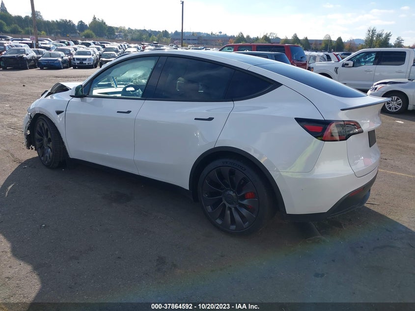 VIN 5YJYGDEF9MF250220 2021 TESLA MODEL Y PERFORMANCE
