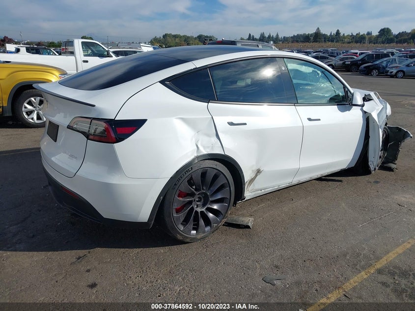 VIN 5YJYGDEF9MF250220 2021 TESLA MODEL Y PERFORMANCE