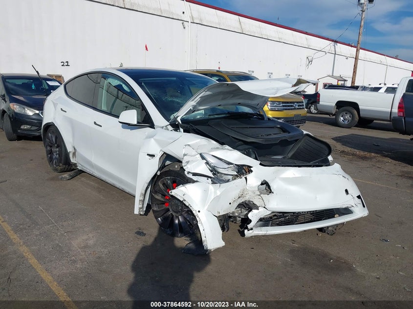 VIN 5YJYGDEF9MF250220 2021 TESLA MODEL Y PERFORMANCE
