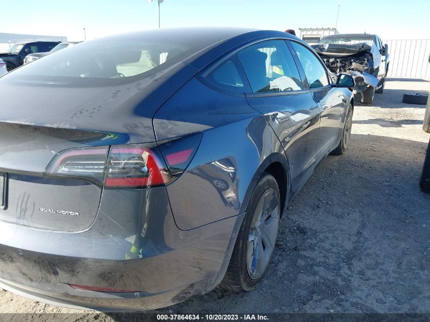 2022 TESLA MODEL 3 LONG RANGE - 5YJ3E1EB9NF340142