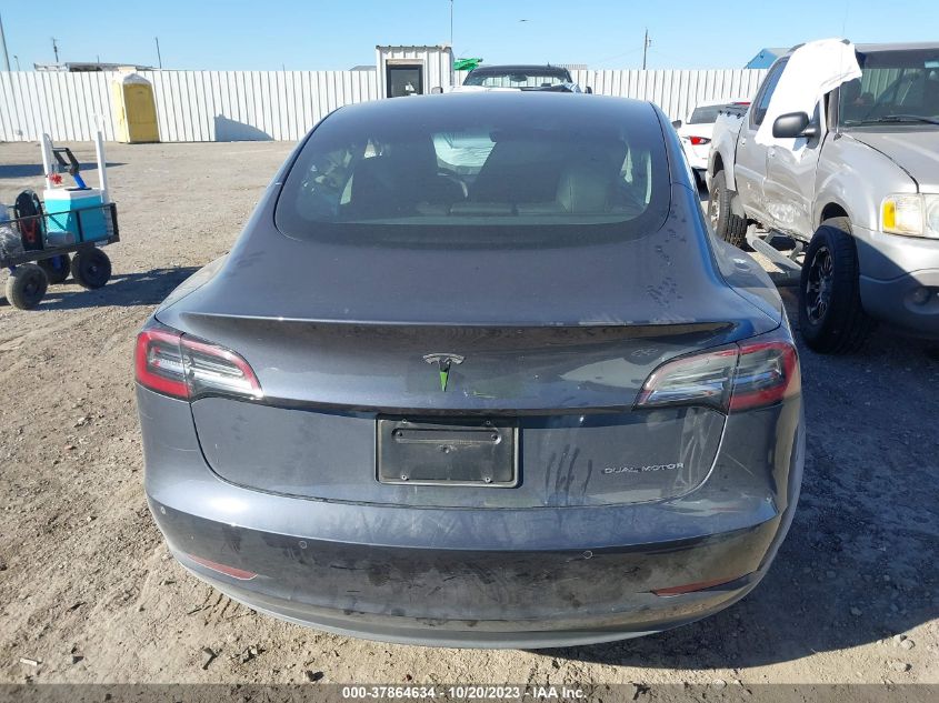 2022 TESLA MODEL 3 LONG RANGE - 5YJ3E1EB9NF340142