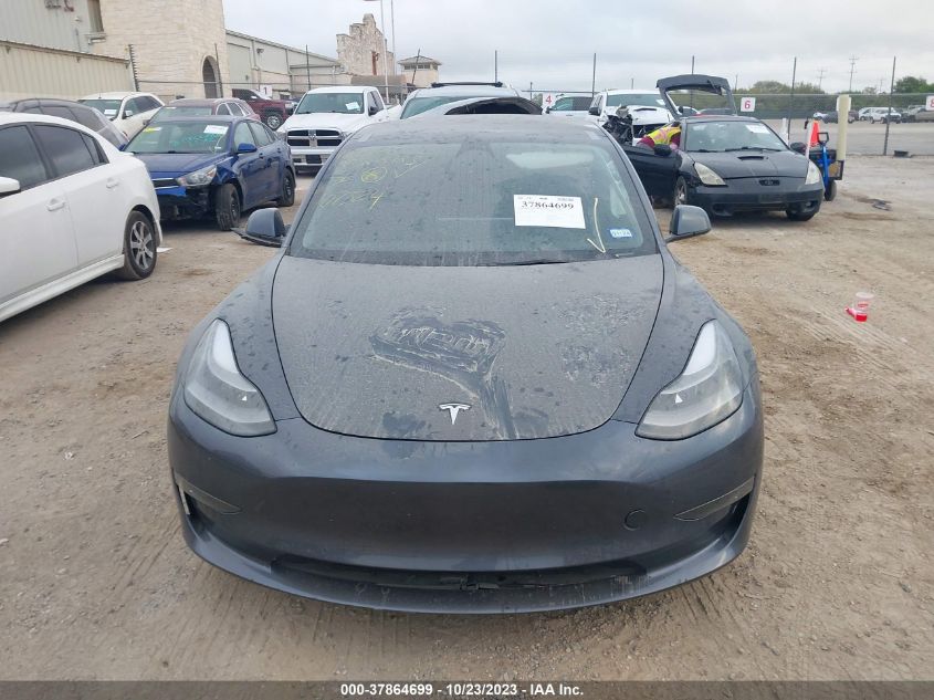 2022 TESLA MODEL 3 - 5YJ3E1EB1NF107324