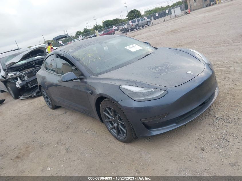 2022 TESLA MODEL 3 - 5YJ3E1EB1NF107324