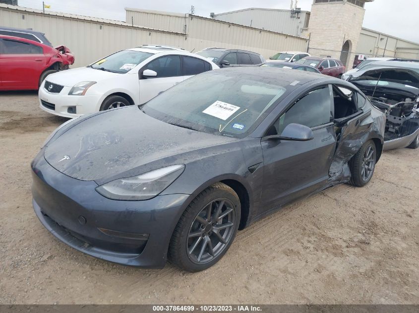 2022 TESLA MODEL 3 - 5YJ3E1EB1NF107324