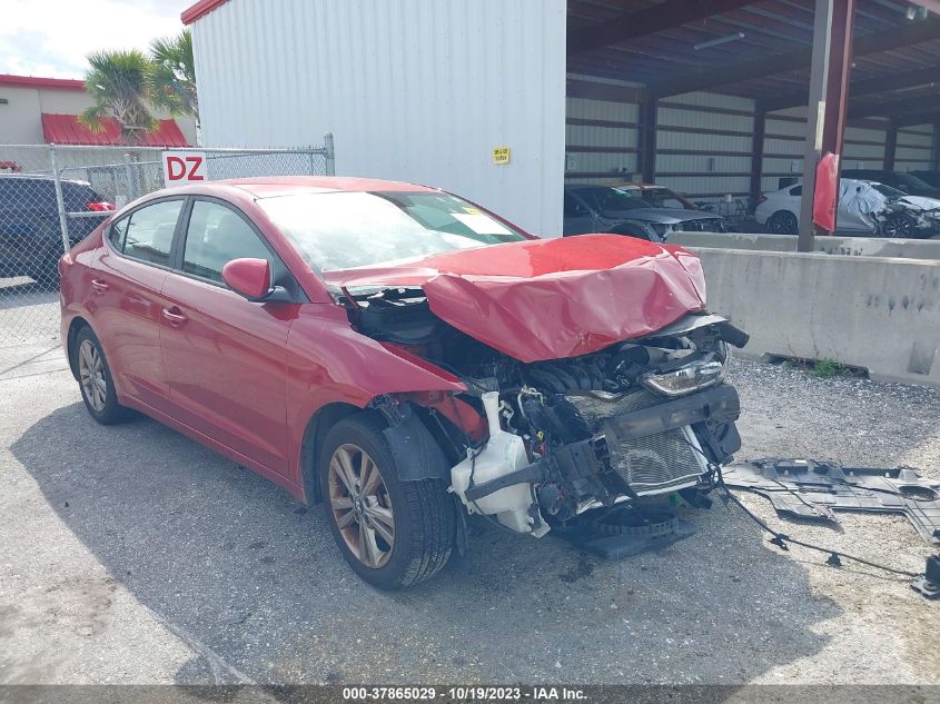 2017 HYUNDAI ELANTRA SE - KMHD84LF1HU208289