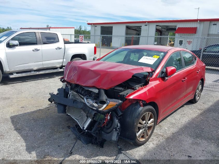 2017 HYUNDAI ELANTRA SE - KMHD84LF1HU208289