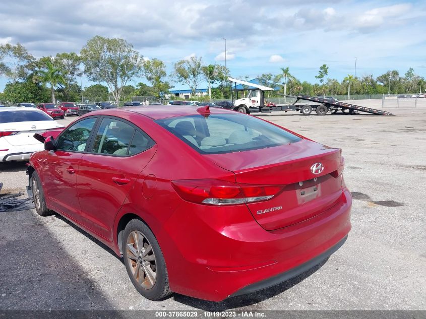 2017 HYUNDAI ELANTRA SE - KMHD84LF1HU208289