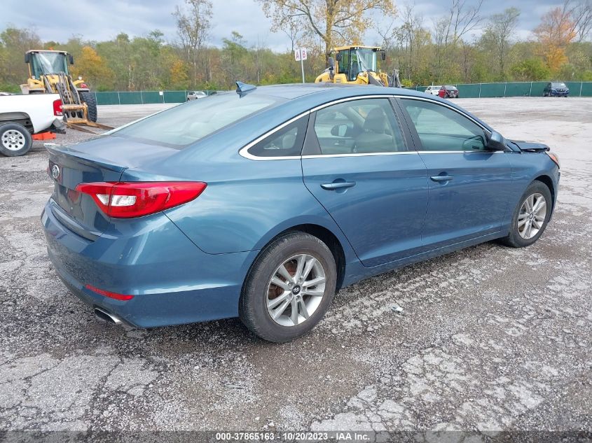 2017 HYUNDAI SONATA SE - 5NPE24AF4HH459637